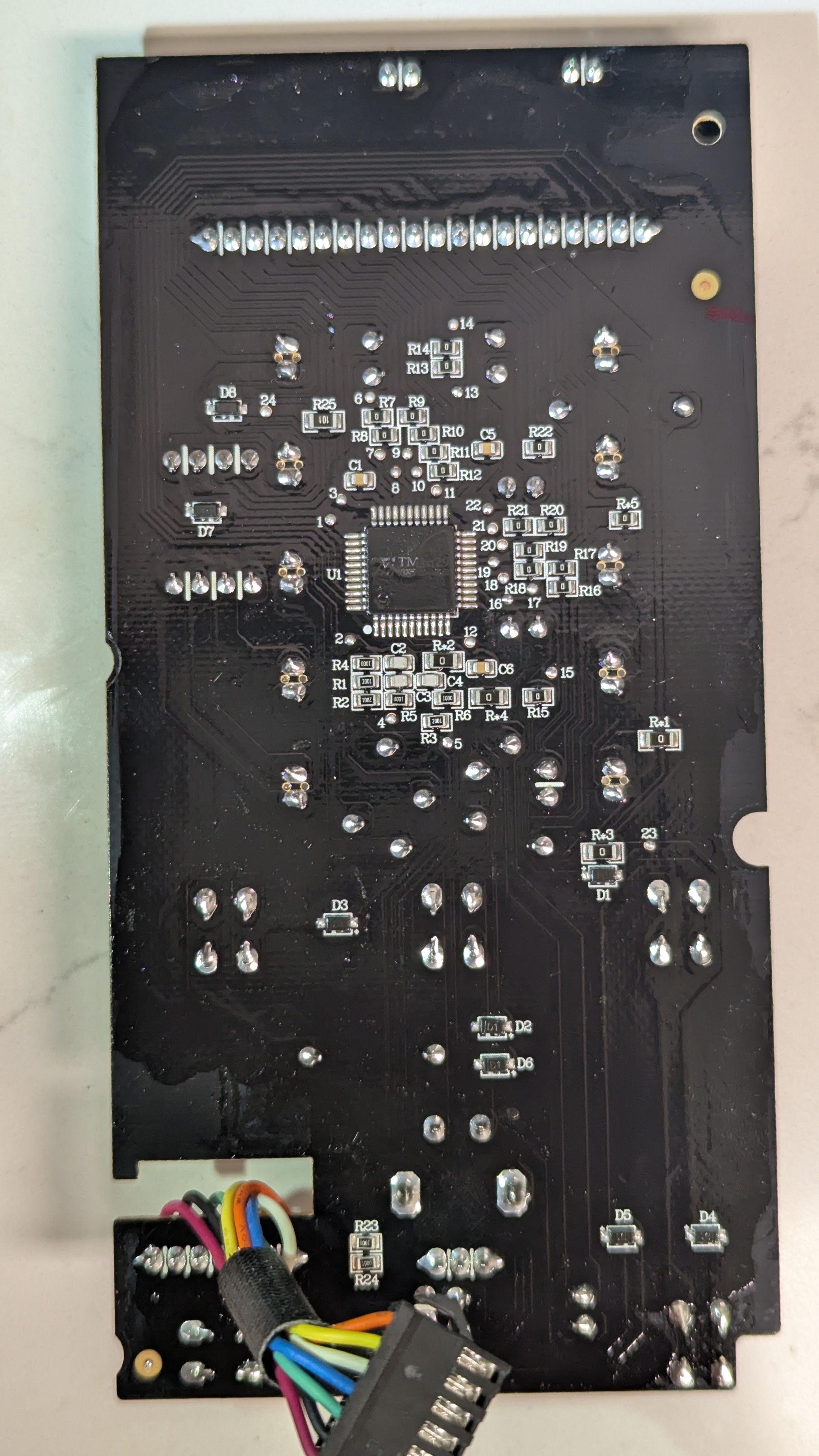 Front panel PCB